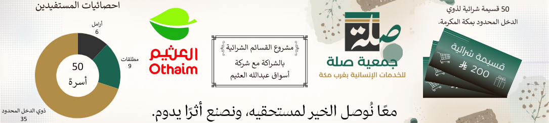 صلة للخدمات الإنسانية بغرب مكه